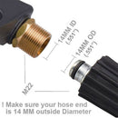 Pressure Washer Spray Jet Wash Snow Foam Cannon Lance With Water Sprayer-Gu E6A5