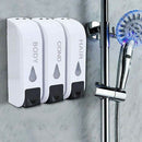 Triple Shower Soap Dispenser Wall Mounted Liquid Soap Shampoo Dispenser Was