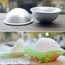 Aluminum Ball Sphere Shape Bath Bomb Mould Pastry Cake Baking Mold 6CM LJ
