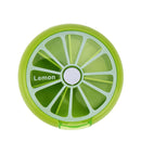 7 Sub Grid Round Fruit Shape Weekly Health Care Medicine Pill Box Organizer
