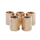 5pcs 1/4 inch BSP Female Thread Straight Pneumatic Connector Joint Adapter U5I9