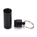 Waterproof Aluminum Medicine Pill Box Case Bottle Holder Container Keychain  3C