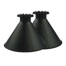 2pcs Car Windshield Magic Ice Scraper Cone Shaped Auto Snow Remover (Black)