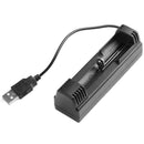 5V 1000mA Plastic USB IC Smart Charger for 26650 18650 Lithium Battery