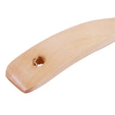 Household Kitchen Wood Round Head Rice Scoop Soup Ladle Spoon 7.5" Long J9A9