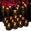 12xFlameless Votive Decor Candles LED Light Battery Operated Flickering D5Y T8L2