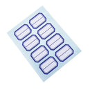 12X Self Adhesive Sticky White Label Writable Name Stickers Blank Note Labels OH