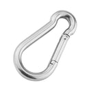 5Pcs Strong 304 Stainless Steel Spring Snap Carabiner Quick Link Ring Hook
