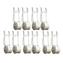 10x Tomato Trellis Rollerhook Hooks Clips Clamps Twine Roller with 49ft Rope