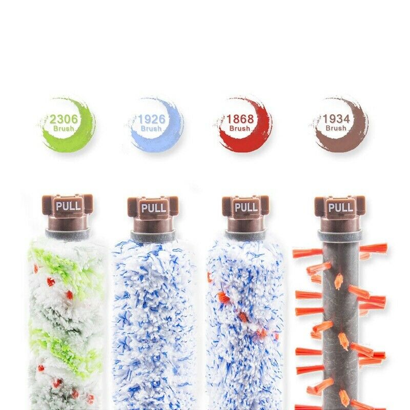 1 Set Pet & Multi Surface & Wood Floor & Area Rug Brush Rolls and 2 Pack 18