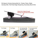 2X(Honing Guide Adjustable Metal Honing Guide Chisels Planer Blade Engravin