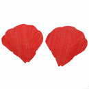 1000 Pcs Heart Shaped Red Rose Petals,red
