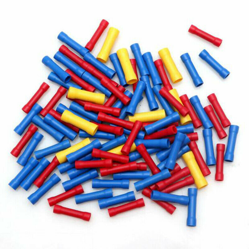 Assorted Insulated Electrical Wire Cable Terminal Crimp Connector Set 100 WsJ Gw