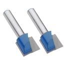 2 Pieces-Professional CNC Router Bit Mill