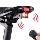 Bicycle Rear Light USB Charging Wireless RC MTB Bike Horn Alarm Tail Lamp