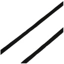 18m Suede Leather String Ribbon Cord 2mm Black DIY Deco I9E5