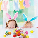 12Pcs Plastic Hanging Easter Egg 40X60Mm Easter Decoration For Home Kids Ch K3F8
