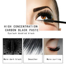 Black eyelashes women silk fiber eyelash 4D mascara makeup waterproof extensioME