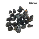 100g Black Tourmaline Stone Quartz Crystal Mineral G8I2 To Heali R Specimen X2W4
