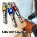 3pcs Hex Drill Bit Socket Adapter Electric Impact Driver Conversion Bar