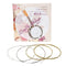 Irin 4Pcs/Set Bj10 4-String Banjo String Plated Steel Coated Copper Alloy W