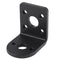 Black Metal L Shaped Mounting Bracket Holder for 25mm Gear Motor A5L3