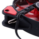 15 Lights LED PC Computer Chassis Fan Case Heatsink Cooler Cooling Fan DC 1 G9H6