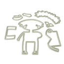 DIY Baby Boy Smile Clear Cutting Dies Stencil Scrapbook Card Making Craft
