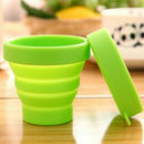 3Pcs Outdoor Portable Silicone Telescopic Drinking Collapsible Folding Cup  T5T6
