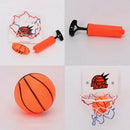 Children'S Outdoor Indoor Wall-Mounted Basketball Hoop Game Toys Slam Dunk TI4E8
