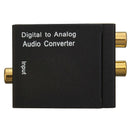 Digital Optical Coaxial Toslink Signal to Analog Audio Converter Adapter RC O6B7