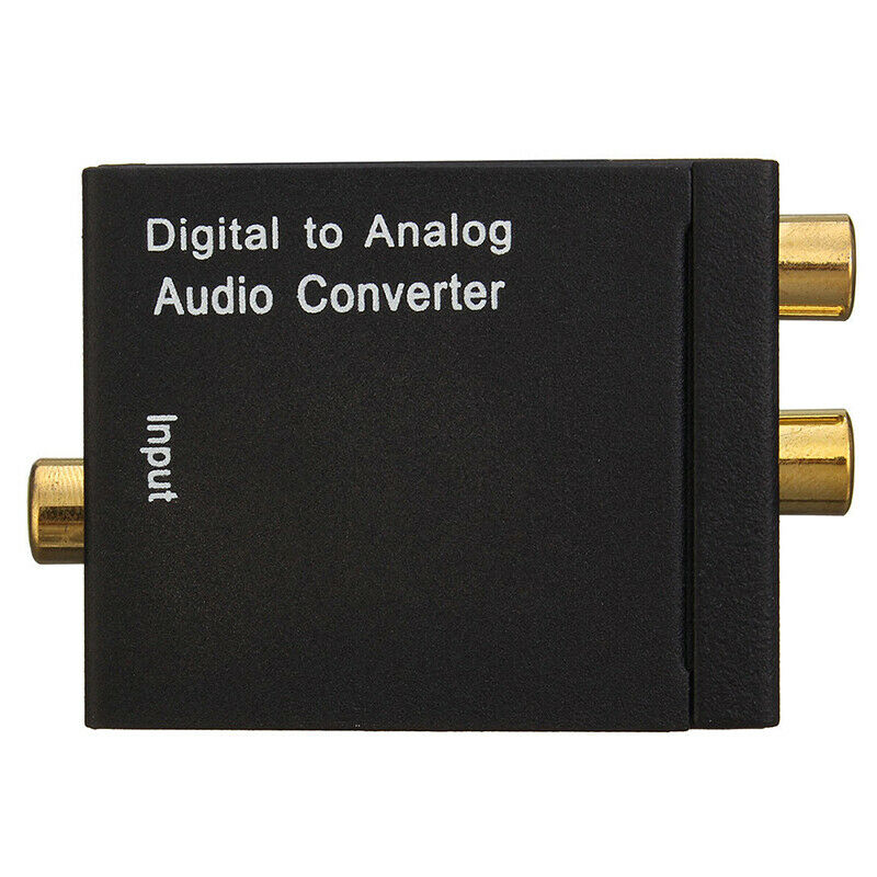 Digital Optical Coaxial Toslink Signal to Analog Audio Converter Adapter RC O6B7