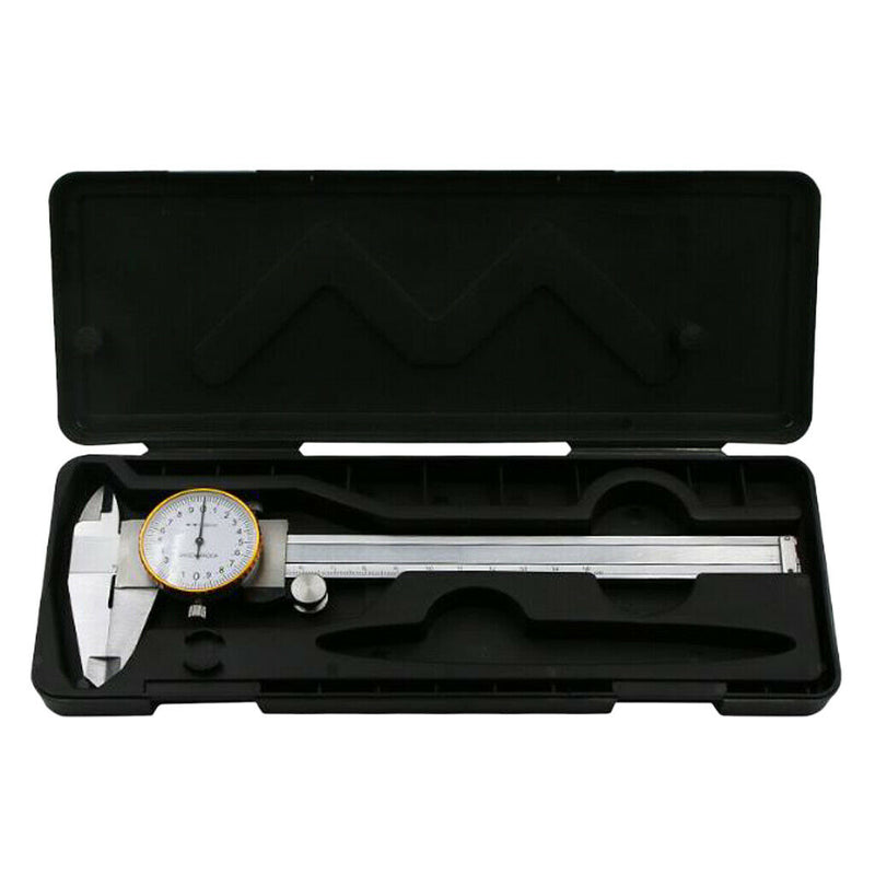 0-150mm Stainless Steel Dial Vernier Caliper Micrometer Guage Measurement
