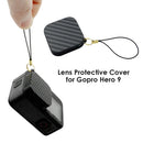 Lens Cap for GoPro Hero 9 Black Carbon Fiber Texture Lens Protective Cover