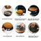 3PCS 12/18/24cm Round Cake Tin Non-stick Spring Form Loose Base Baking Pan Tray