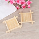 Wooden Bamboo Soap Dish Tray Holder Storage Soap Rack Plate Box Container ME