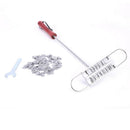 DIY BBQ Branding Iron with 55 Changeable Letters Barbecue Tool AccessoriesS Hn