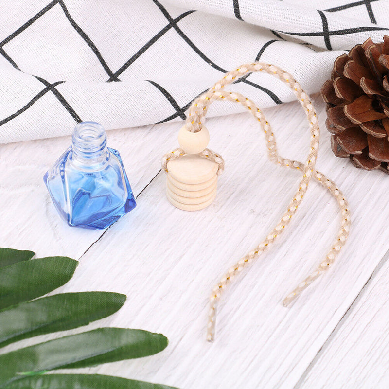 Car hanging empty glass bottles car perfume bottle pendant auto ornament  ZB Bj