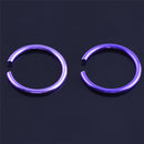 40Pcs Colorful Stainless Steel Nose Rings Piercing Lip Hoop Piercing Jewelry sp