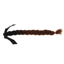 Helmet Braids Gradient Ramp Ponytail Motorcycle Helmet PC Fiber Hair 24"