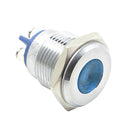 16mm 12V LED Indicator Instrument Panel Light Lamp with Wire Blue Light