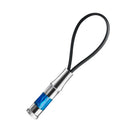 Mini Car Static Eliminator Anti-Static Electrostatic Pen Key Ring (Blue)