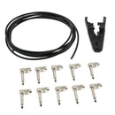 DIY Pedalboard Kit Of No-solder Effects Patch Cables For Guitar Bass