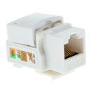 10 Pack Lot CAT6 RJ45 Keystone Jack Inline Coupler - White
