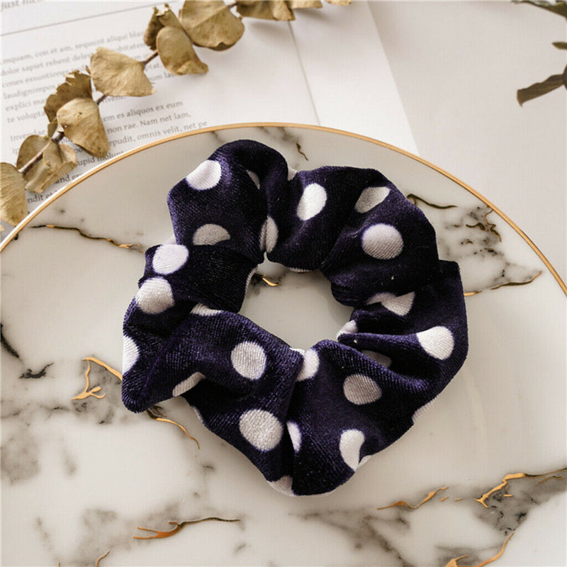 13-Pack Leopard Velvet  Scrunchies Animal Print Hair Tie Accessories