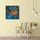 5D DIY Full Drill Diamond Painting Leaf Tiger Cross Stitch Embroidery Craft