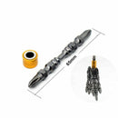 5X(PH2 Hardness 65MM Cross Head Screwdriver Bit Double Head Electric Screw N3H4)