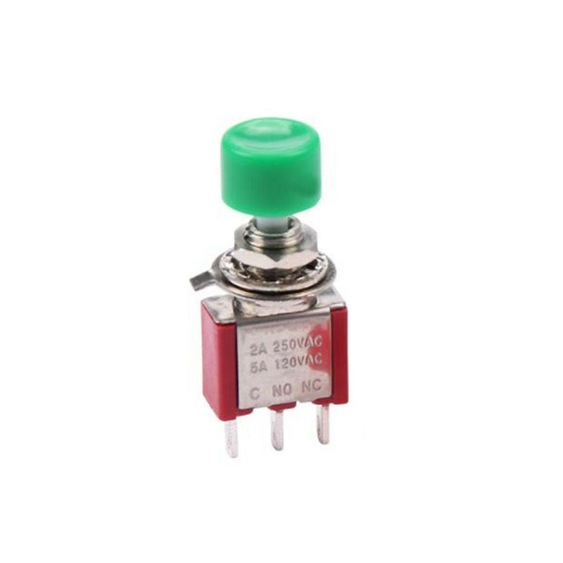 Momentary Red Knob Push Button On/Off Switch SPDT NO-COM-NC 5A 120V 2A 250V 3pin