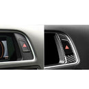 Carbon Fiber Hazard Light Switch Button Frame Trim for Audi Q5 2009-2017 LHD