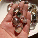 Natural Ghost lifelike Quartz Clear Crystal Gems Specimen Healing Pendant TOP!